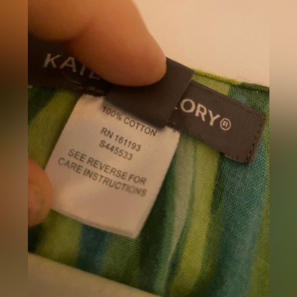 Wow! Washed unworn. KATE & MALLORY OS 32” lSwimsuit cover Hawaiian Poncho Wrap - Picture 6 of 11